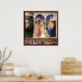 ANNUNCIATION von Fra Angelico Poster (Küche)