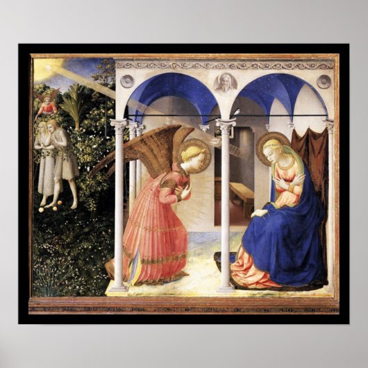 ANNUNCIATION von Fra Beato Angelico Poster (Vorne)