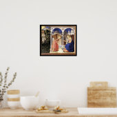 ANNUNCIATION von Fra Beato Angelico Poster (Küche)