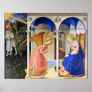 ANNUNCIATION von Fra Beato Angelico Poster