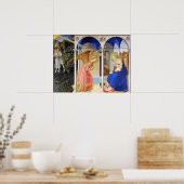 ANNUNCIATION von Fra Beato Angelico Poster (Küche)