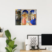 ANNUNCIATION von Fra Beato Angelico Poster (Heimbüro)