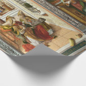 Annunziation ,Saint Emidius und ein UFO von Crivel Geschenkpapier (Ecke)