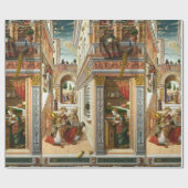 Annunziation ,Saint Emidius und ein UFO von Crivel Geschenkpapier (Flach)