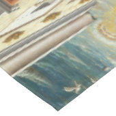 Annunziation ,Saint Emidius und ein UFO von Crivel Tischdecke (Schrägansicht)