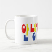 Annyeong Haseyo! Koreaner hallo! 안녕하세요 Kaffeetasse (Links)
