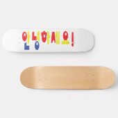 Annyeong Haseyo! Koreaner hallo! 안녕하세요 Skateboard (Horizontal)