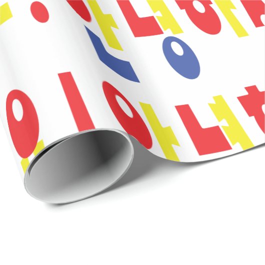 Annyeong Haseyo! Koreanisch Hallo! 안 녕 하 세 Hangul- Geschenkpapier (Rolleneckpunkt)