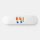 Annyeong! Koreanisch Hi / Hallo 안 녕 Hangul Skateboard (Horizontal)