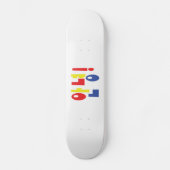 Annyeong! Koreanisch Hi / Hallo 안 녕 Hangul Skateboard (Vorderseite)
