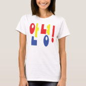 Annyeong! Koreanisch Hi / Hallo 안 녕 Hangul T-Shirt (Vorderseite)