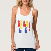 Annyeong! Koreanisch Hi / Hallo 안 녕 Hangul Tank Top (Vorderseite)