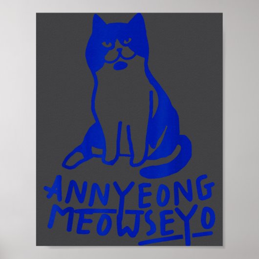 Annyeongmeowseyo K-drama Funny Cat Lovers  Poster (Vorne)