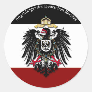 AnŌ des Deutschen Reiches Runder Aufkleber