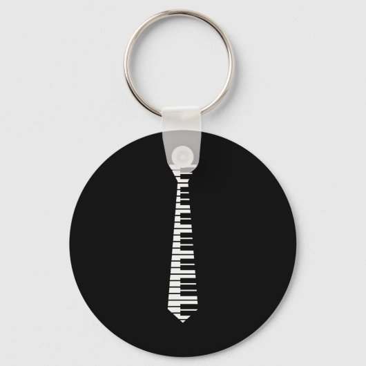 Ano Neck Tie Funny Humorous Keyboard Music Player  Schlüsselanhänger (Vorderseite)
