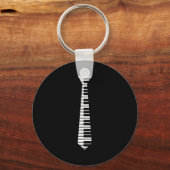 Ano Neck Tie Funny Humorous Keyboard Music Player  Schlüsselanhänger (Vorderseite)