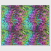 Anodifizierter Regenbogen-Titan-Schaltkreis: Geschenkpapier (Flach)