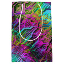 Anodifizierter Regenbogen-Titan-Schaltkreis: