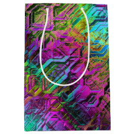 Anodifizierter Regenbogen-Titan-Schaltkreis: Mittlere Geschenktüte