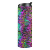 Anodifizierter Regenbogen-Titan-Schaltkreis: Thermosbecher (Nach links gedreht)