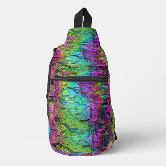 Anodifiziertes Titan: Crossbody Bag (Vorderseite)