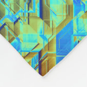 Anodifiziertes Titan: Fleecedecke (Ecke)