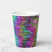 Anodifiziertes Titan: Pappbecher (Links)