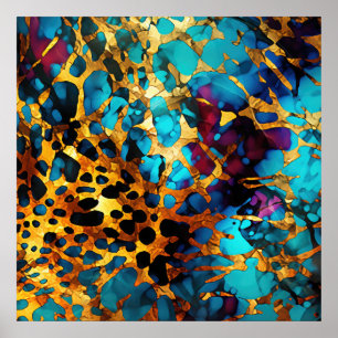 Anodisiertes Metallkunstposter Poster