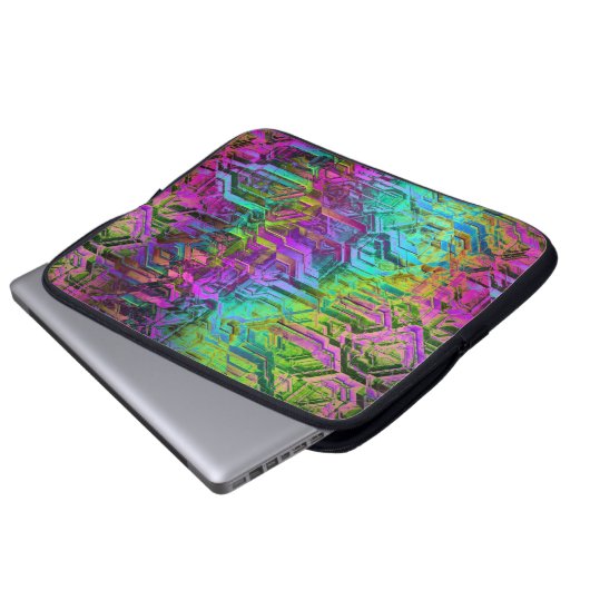 anodized titanium, Rainbow Holo Laptopschutzhülle (Vorne Knopf)