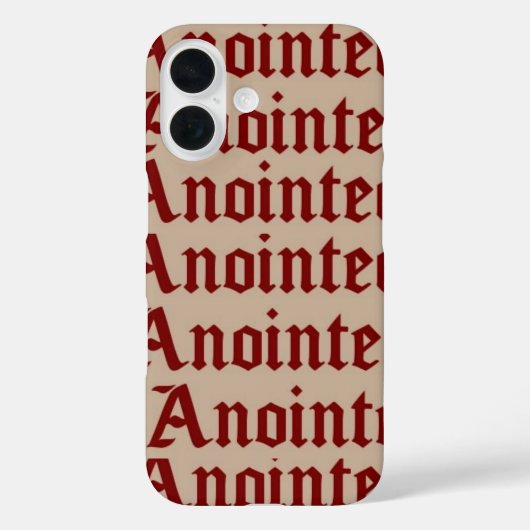 Anointed iPhone 16 Fall Case-Mate iPhone Hülle (Rückseite)