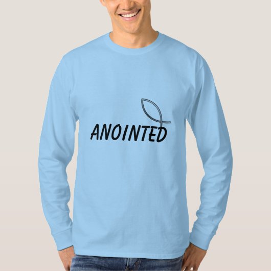 ANOINTED Zitat MännerSweatshirt T-Shirt (Vorderseite)