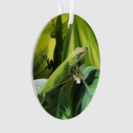 Anole Lizard Ornament (Vorderseite)