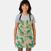 Anole Lizard Pastel farbenfrohe Muster Schürze (Insitu)