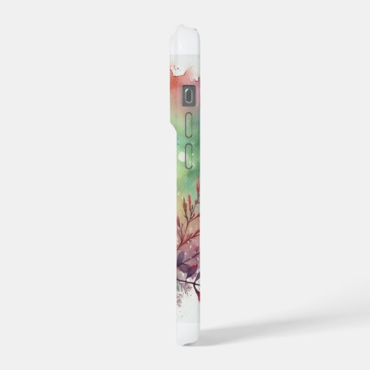 Anolis de rueda 100724AREF114 - Watercolor iPhone Hülle (Linke Seite)