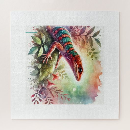 Anolis de rueda 100724AREF114 - Watercolor Puzzle (Horizontal)