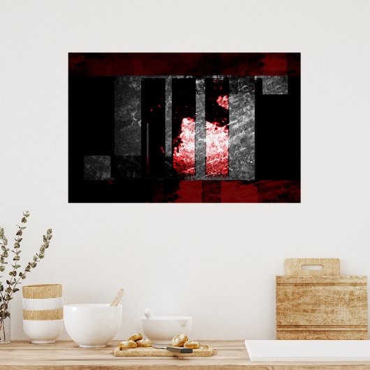 Anomalie-Sequenz abwärts Poster (Küche)