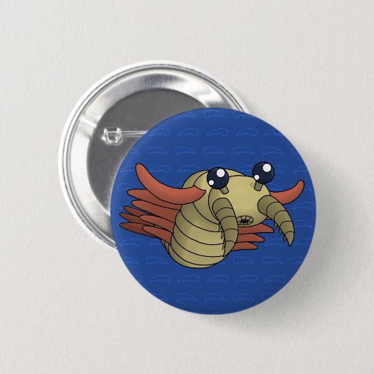 Anomalocaris - Der ungewöhnliche Garnelen Button (Vorne & Hinten)