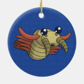 Anomalocaris - Der ungewöhnliche Garnelen Keramik Ornament (Hinten)