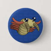 Anomalocaris- Prähistorisches Meereslebewesen Button (Vorderseite)
