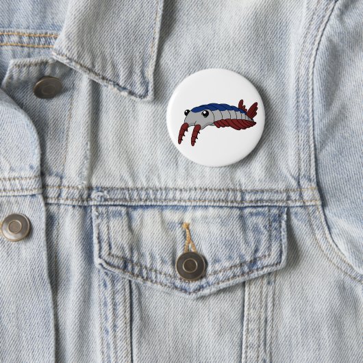 Anomalocaris - Prähistorisches Tier Button (Beispiel)