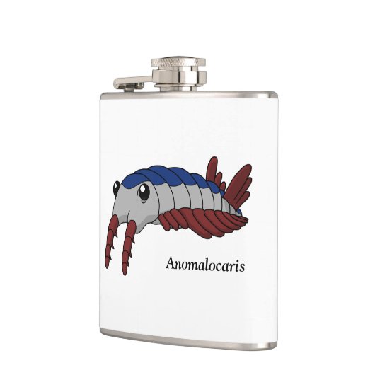 Anomalocaris - Prähistorisches Tier Flachmann (Links)