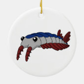 Anomalocaris - Prähistorisches Tier Keramikornament (Hinten)