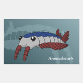 Anomalocaris - Prähistorisches Tier Rechteckiger Aufkleber (Vorderseite)