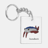 Anomalocaris - Prähistorisches Tier Schlüsselanhänger (Vorderseite links)