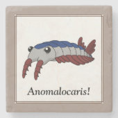 Anomalocaris- prähistorisches Tier Steinuntersetzer (Vorderseite)