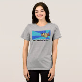Anomalocaris! Prähistorisches Tier Tri-Blend Shirt (Vorderseite voll)