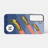 Anomalocaris Schwarm - Personalisiert prähistorisc Samsung Galaxy Hülle (Rückseite (Horizontal))