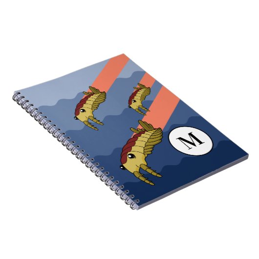 Anomalocaris Schwarm - Prähistorisches Tier Notizblock (Rechte Seite)