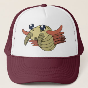 Anomalocaris urzeitlich bedruckt truckerkappe