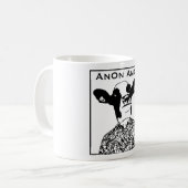 AnOn Amos - Designer-Kuh Kaffeetasse (Vorderseite Links)